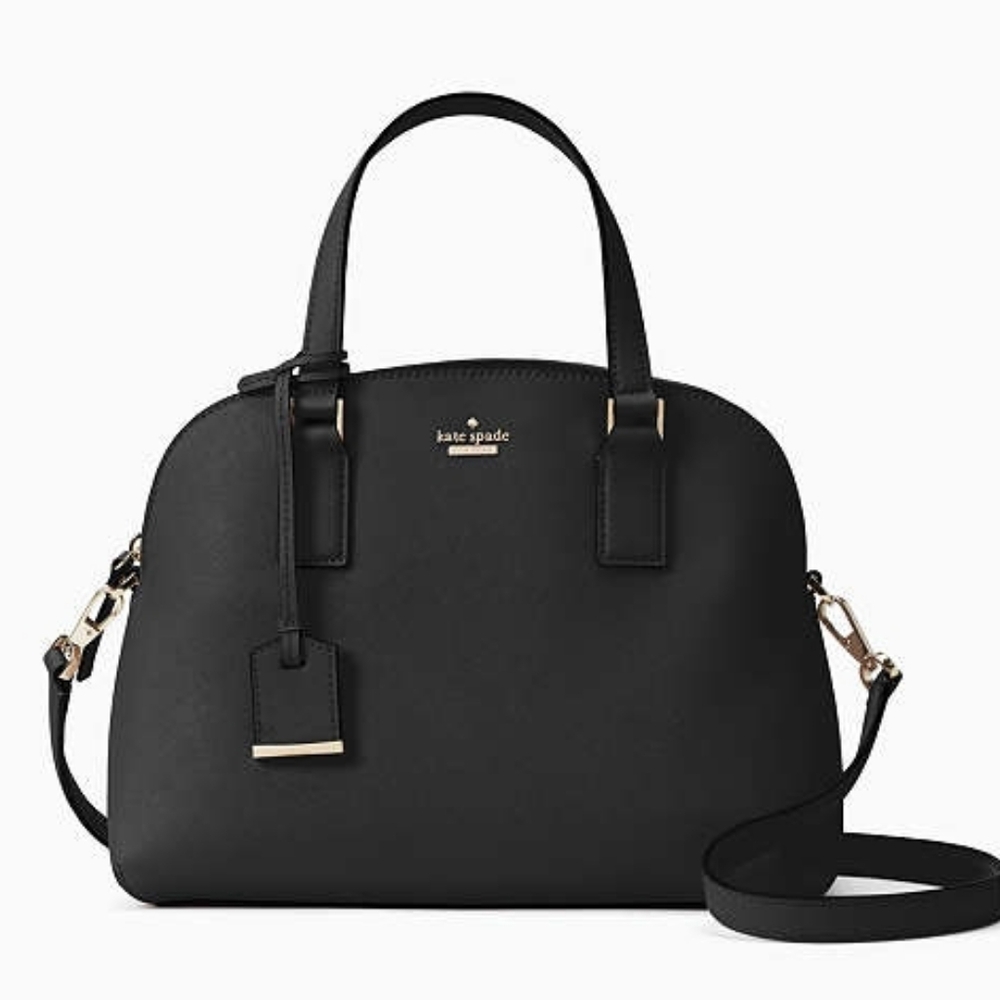 EUC Cameron Street Lottie Bag Black With Gold Hardware